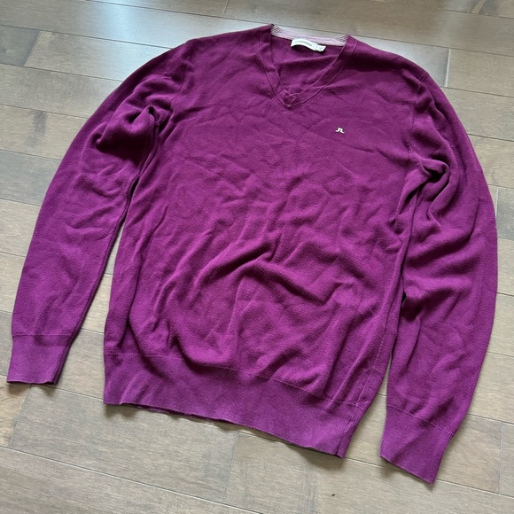 J.Lindeberg V-neck Cotton Sweater - Picture 4 of 7